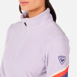 Pile Rossignol W Strawpile Fleece Half Zip Galactic Lilac