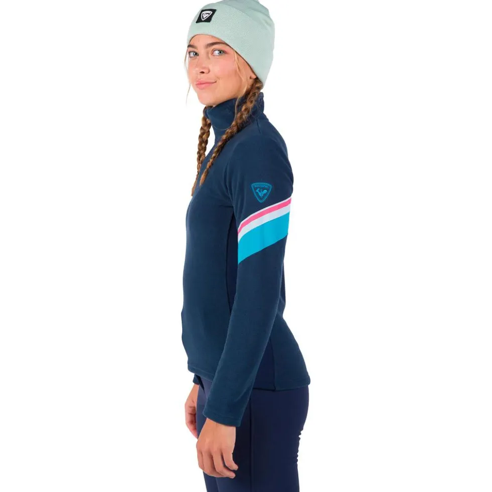 Pile Rossignol W Strawpile Fleece Half Zip Dark Navy