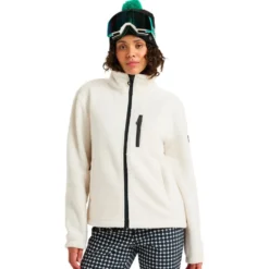 Pile Roxy Alabama Full Zip Solid Whisper White