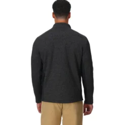 Pile Spyder Bandit Half Zip Limestone Black Melange