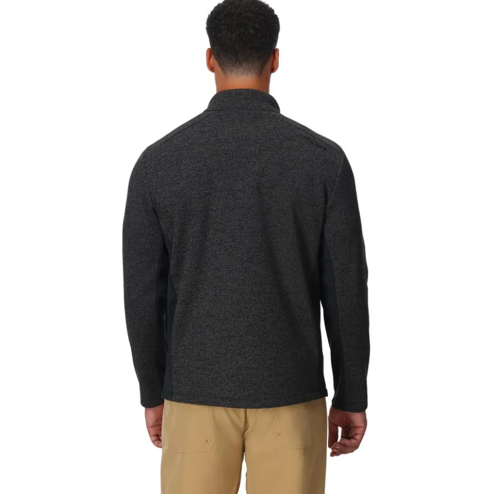Pile Spyder Bandit Half Zip Limestone Black Melange