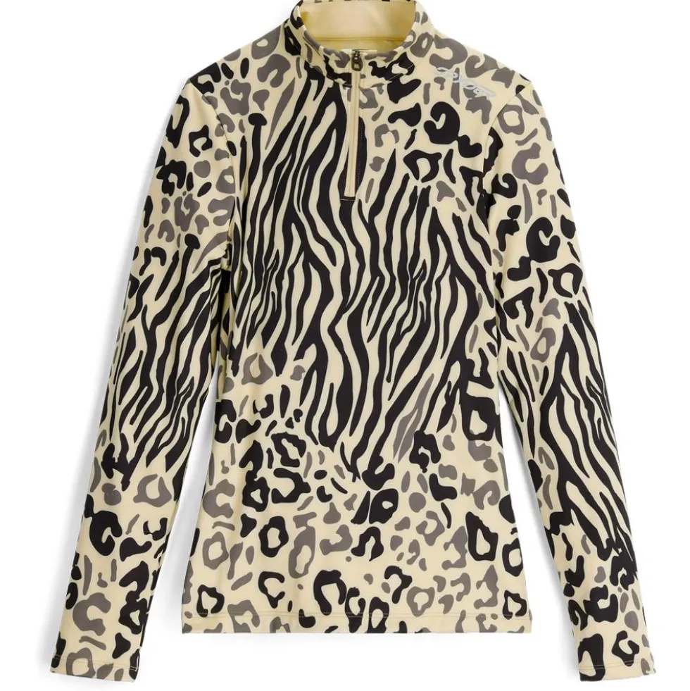 Pile Spyder Vivid 1/2 Zip Animal Print