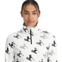 Pile Spyder Vivid 1/2 Zip White
