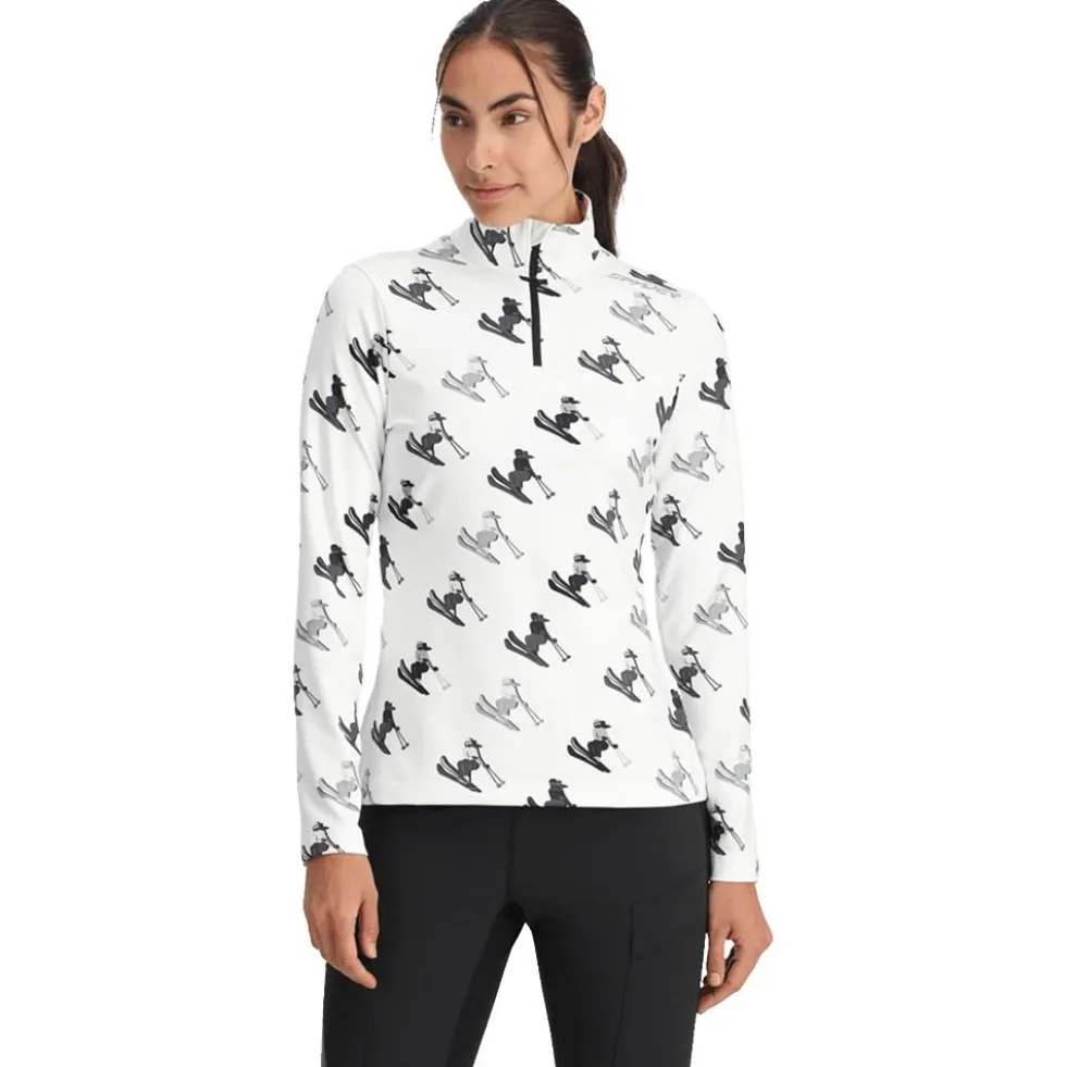 Pile Spyder Vivid 1/2 Zip White