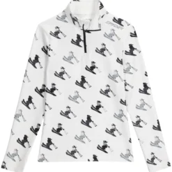 Pile Spyder Vivid 1/2 Zip White