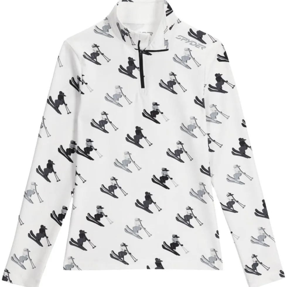 Pile Spyder Vivid 1/2 Zip White