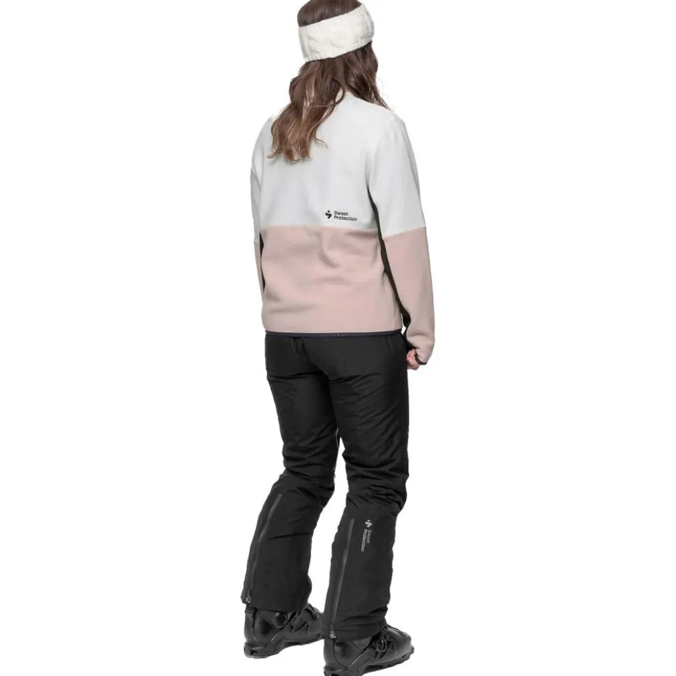 Pile Sweet Protection Fleece Pullover W Dusty Pink