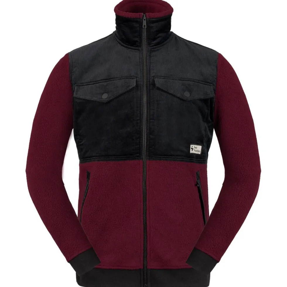 Pile Sweet Protection Pile Fleece Jacket Red Wine