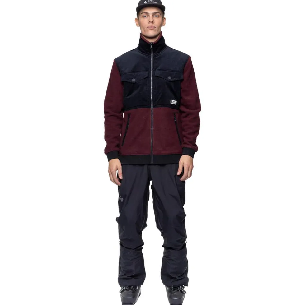 Pile Sweet Protection Pile Fleece Jacket Red Wine