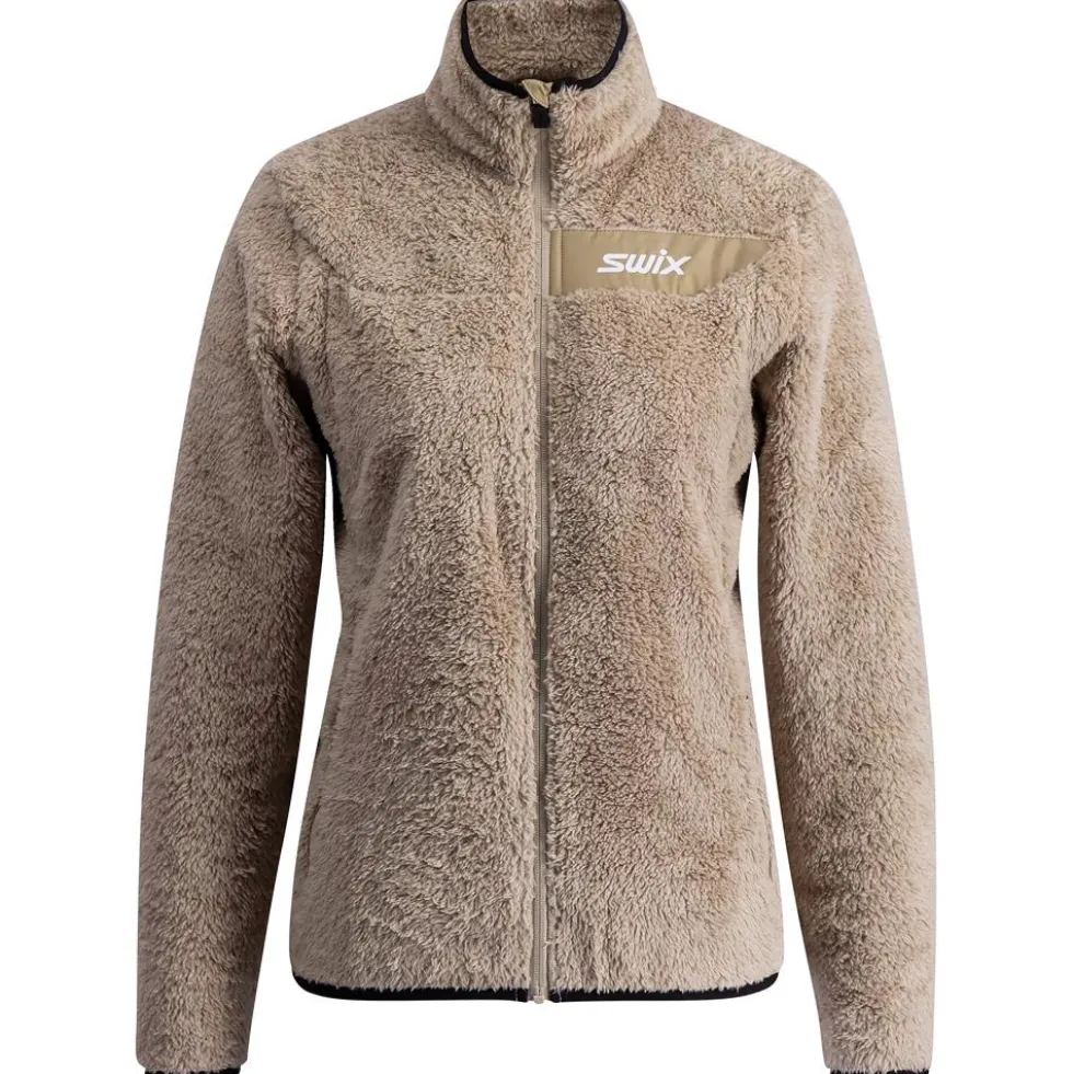 Pile Swix Infinity Pile Midlayer Full Zip W Dune