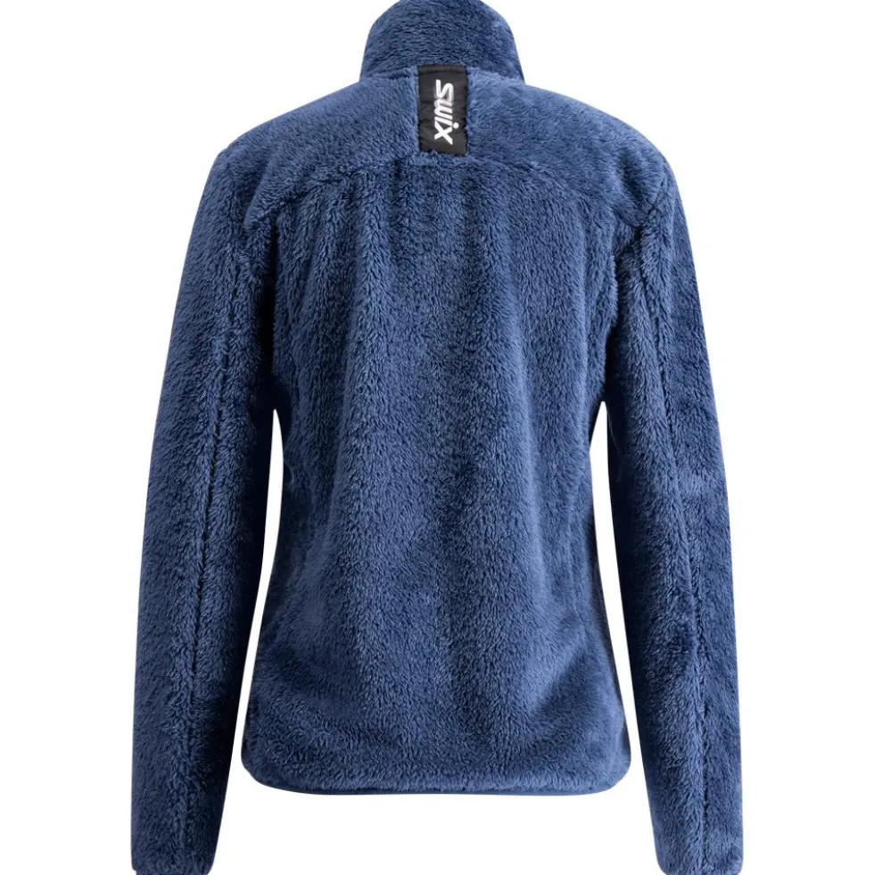 Pile Swix Infinity Pile Midlayer Full Zip W Lake Blue