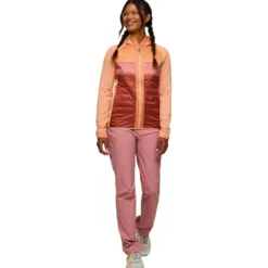 Piumino Cotopaxi Capa Hybrid Insulated Hooded Jacket W Apricot And Faded Brick