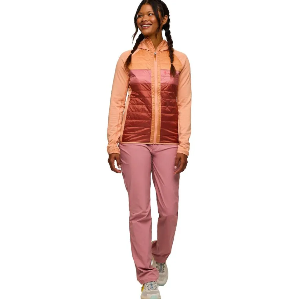 Piumino Cotopaxi Capa Hybrid Insulated Hooded Jacket W Apricot And Faded Brick