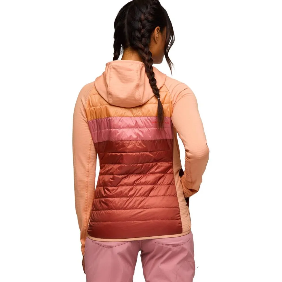 Piumino Cotopaxi Capa Hybrid Insulated Hooded Jacket W Apricot And Faded Brick