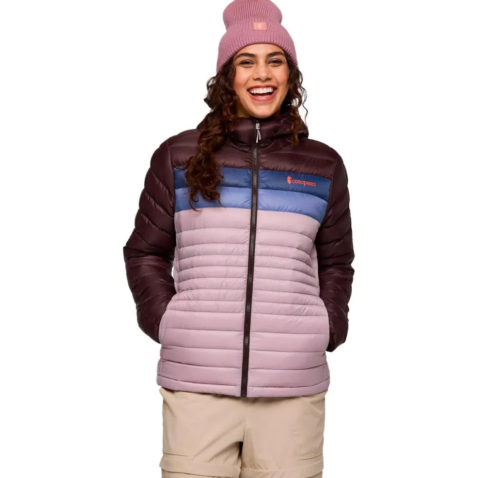 Piumino Cotopaxi Fuego Down Hooded Jacket W Coffee and Quartz
