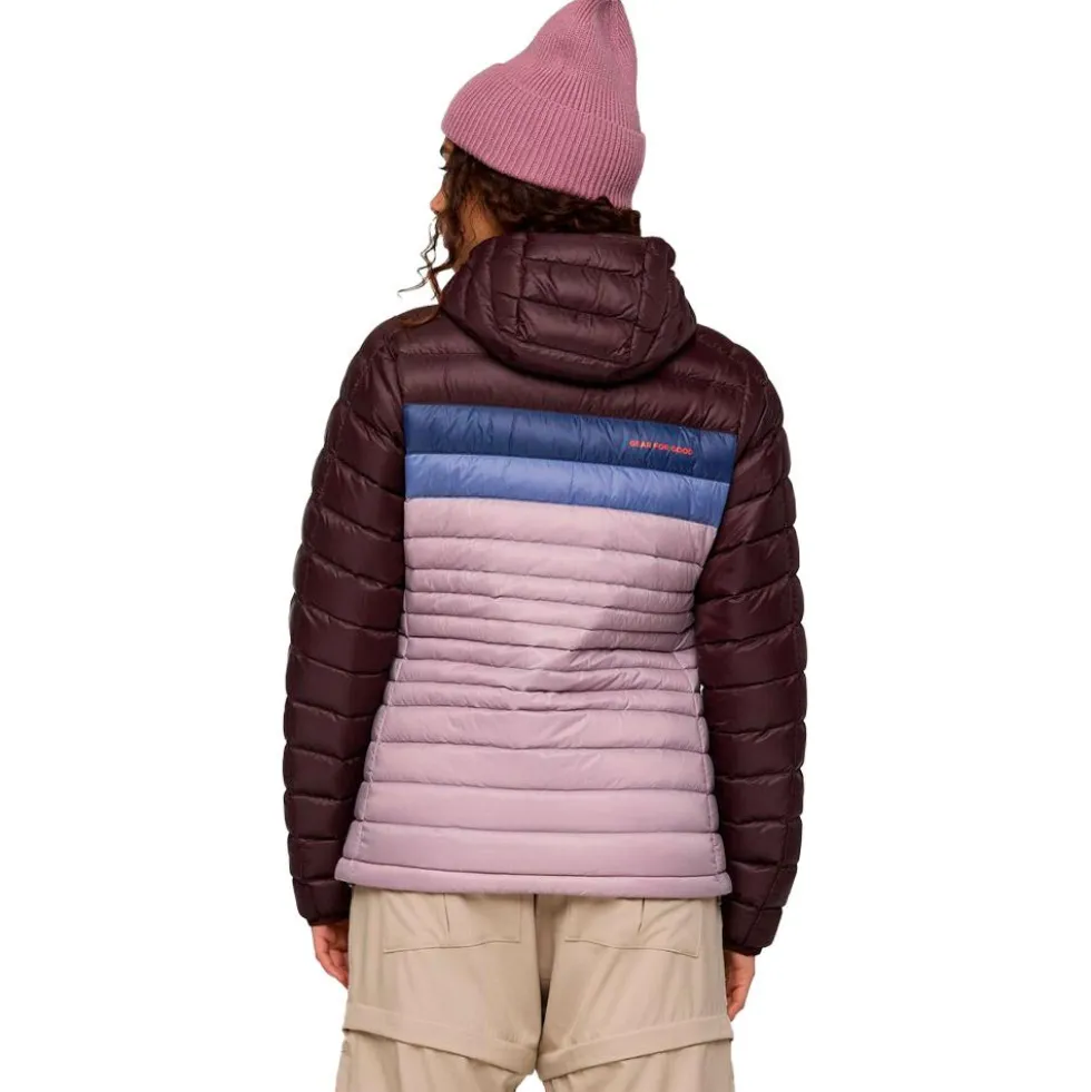Piumino Cotopaxi Fuego Down Hooded Jacket W Coffee and Quartz