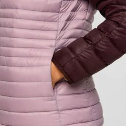 Piumino Cotopaxi Fuego Down Hooded Jacket W Coffee and Quartz