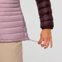 Piumino Cotopaxi Fuego Down Hooded Jacket W Coffee and Quartz
