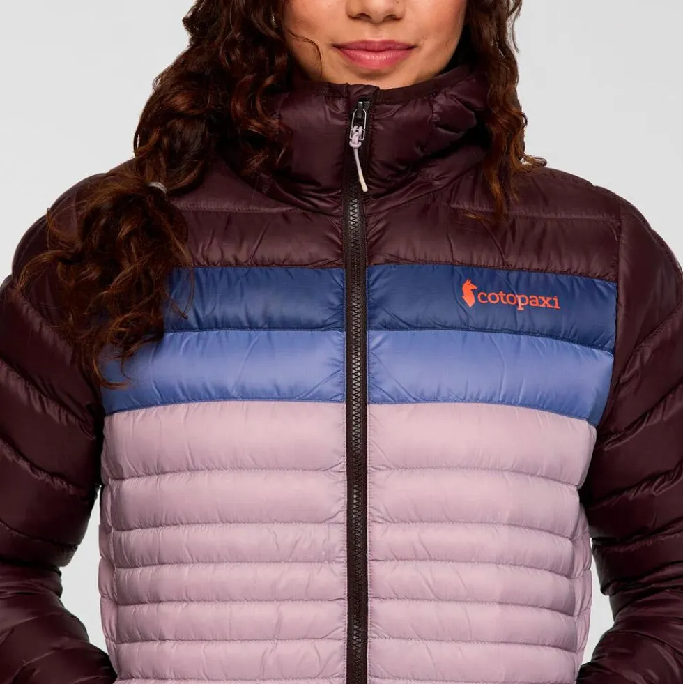 Piumino Cotopaxi Fuego Down Hooded Jacket W Coffee and Quartz