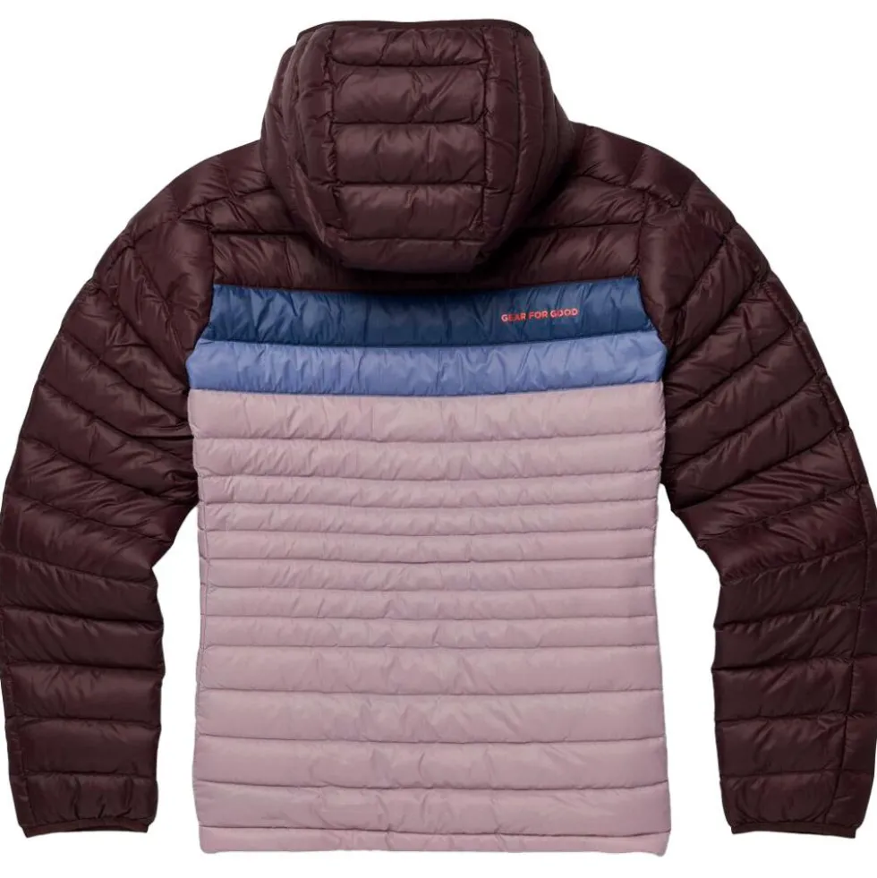 Piumino Cotopaxi Fuego Down Hooded Jacket W Coffee and Quartz
