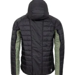 Piumino DARE2B Touring II Baffled Jacket Black Olivine Green