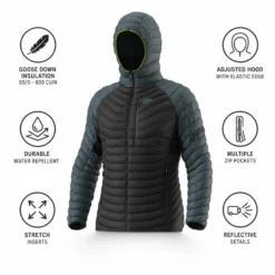 Piumino Dynafit Radical Down RDS Hooded Jkt M Cinder