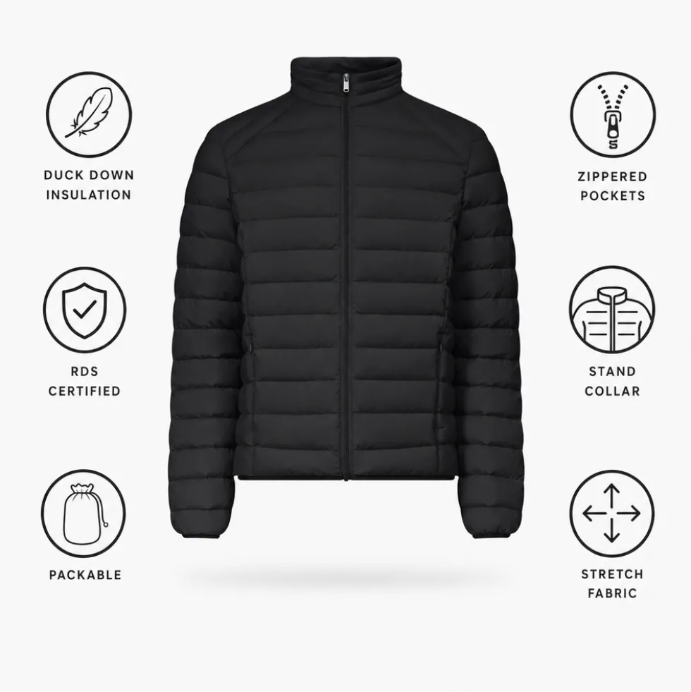 Piumino Jott Aragon Black