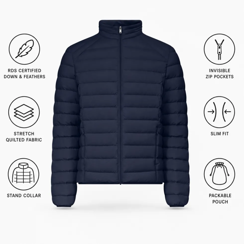 Piumino Jott Aragon Navy