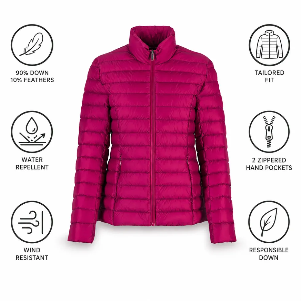 Piumino Jott Cha Red Plum