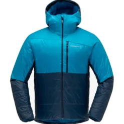 Piumino Norrona Falketind Thermo60 Hood M's Haiwaiian Surf indigo