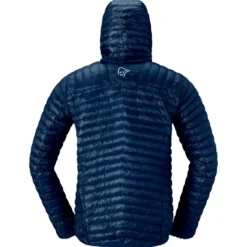Piumino Norrona Trollveggen Down 800 Super Light Hood Indigo Night