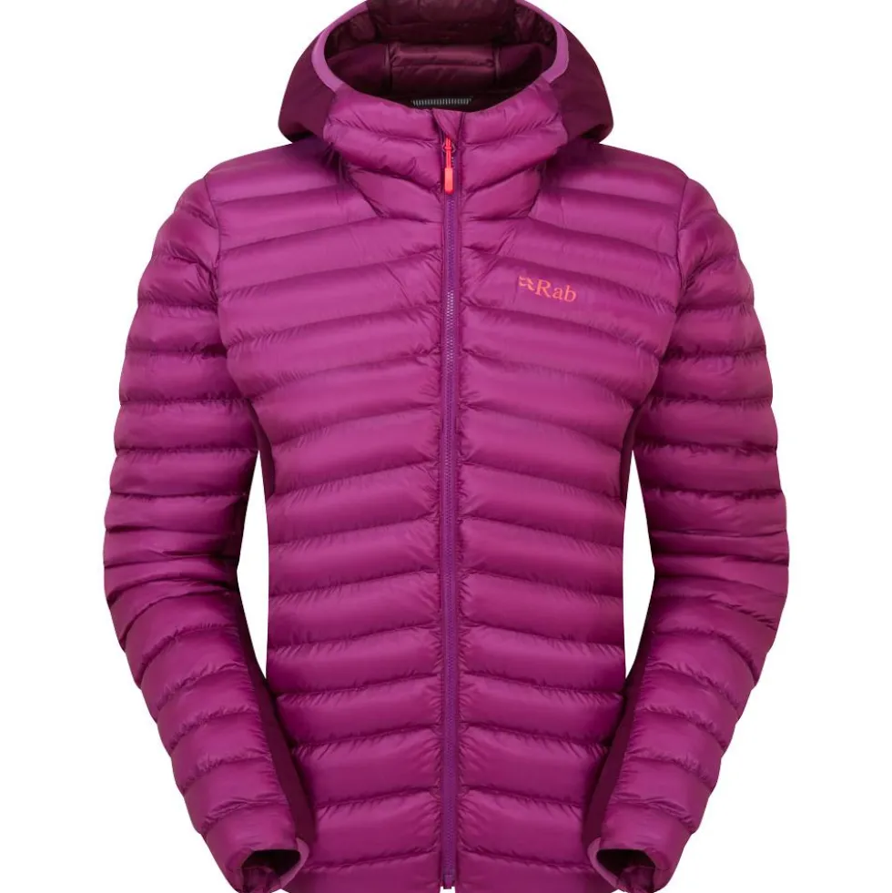 Piumino RAB Cirrus Flex Hoody W Plum Mulberry