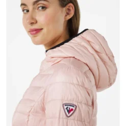 Piumino Rossignol W Rossi Light Hood Powder Pink