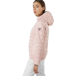 Piumino Rossignol W Rossi Light Hood Powder Pink