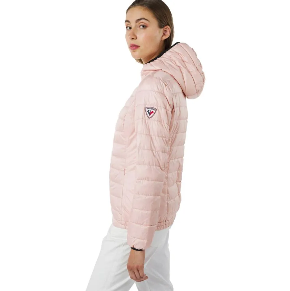 Piumino Rossignol W Rossi Light Hood Powder Pink