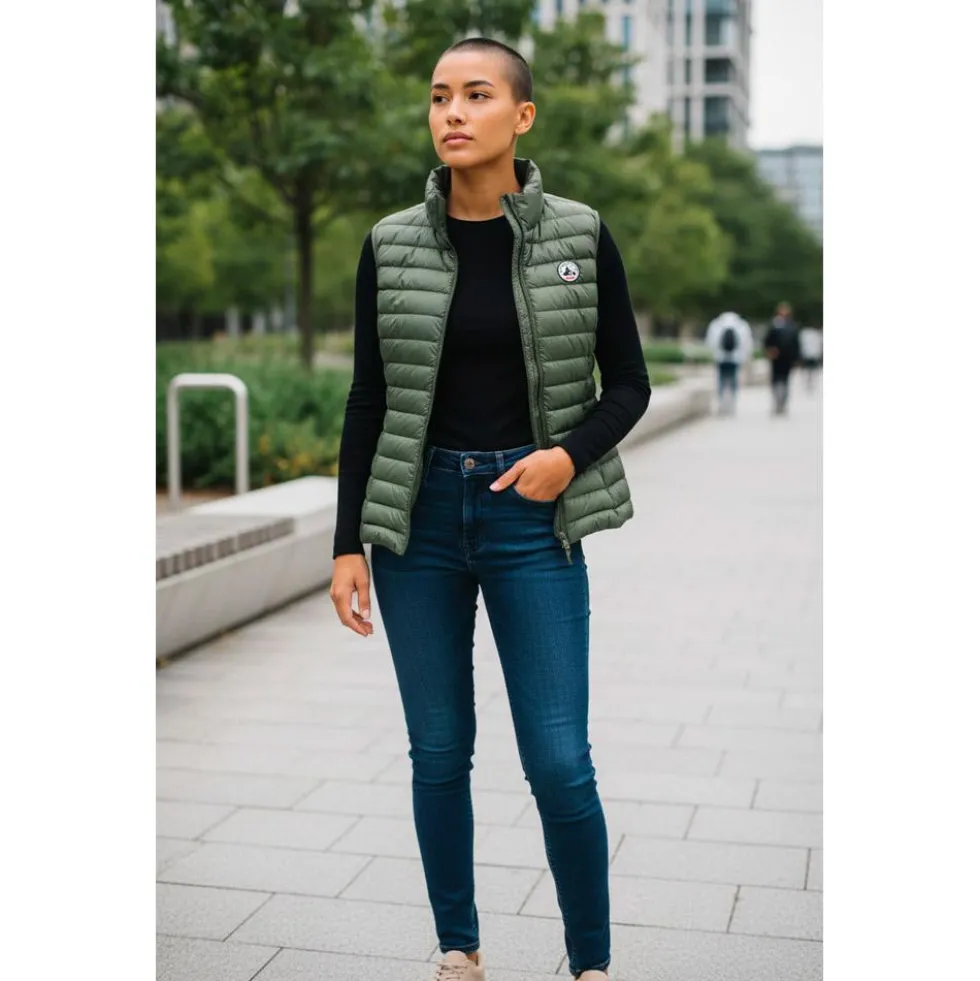 Piumino senza maniche Jott Seda Sage Green