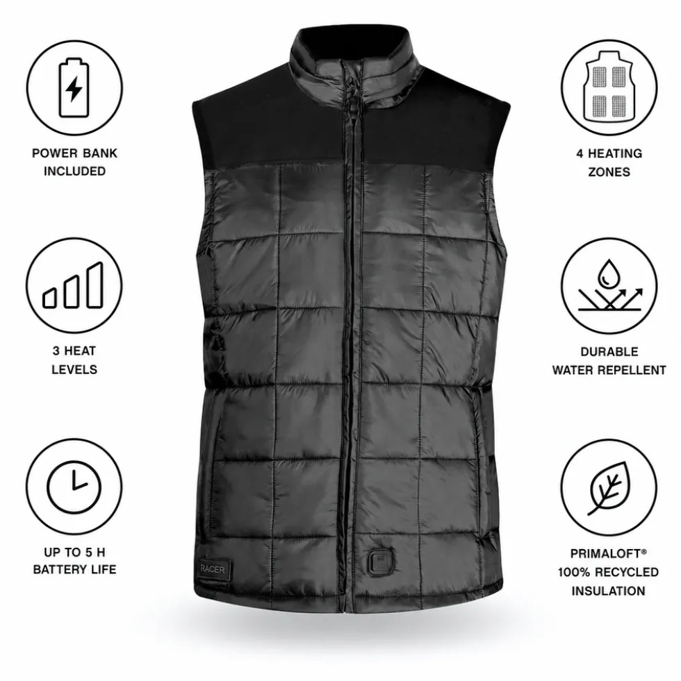 Piumino senza maniche Racer The District 2 Men Black