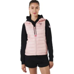 Piumino senza maniche Rossignol W Rossi Light Vest Power Pink