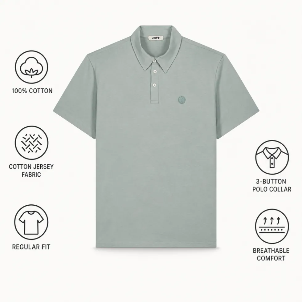 Polo Jott Dario Moon Rock