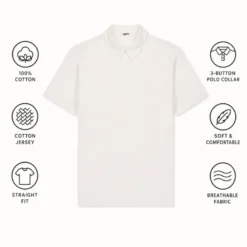 Polo Jott Dario White