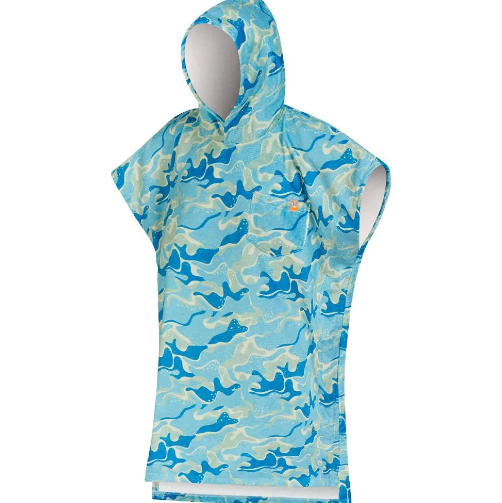 Poncho da bagno After Essentials Camo Series Blue