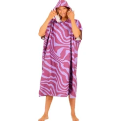 Poncho da bagno After Essentials Tech Pocket Series Poncho Crazy Waves