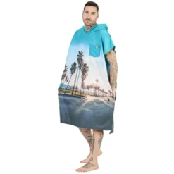 Poncho da bagno After Essentials Micro Polaire Poncho California