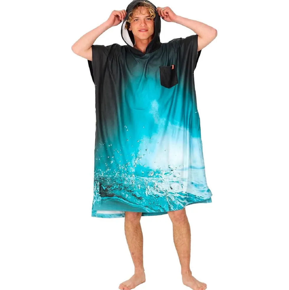 Poncho da bagno After Essentials Microfiber Fleece Series Underwater