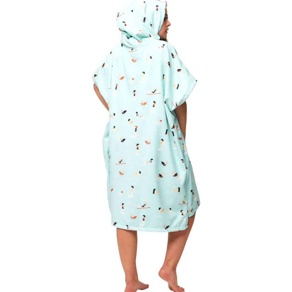 Poncho da bagno After Essentials Beach Poncho Madrague Light Blue