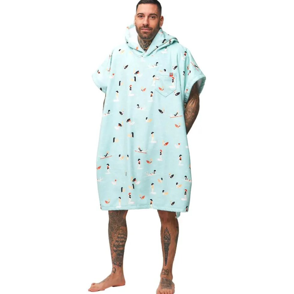 Poncho da bagno After Essentials Beach Poncho Madrague Light Blue
