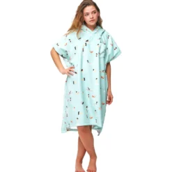 Poncho da bagno After Essentials Beach Poncho Madrague Light Blue