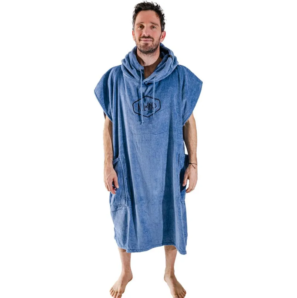 Poncho da bagno All-In Classic Flash Line Ponchos Big Blue