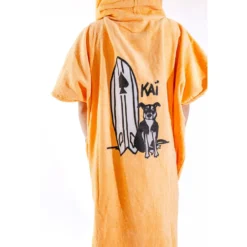Poncho da bagno All-In Junior Crew Ponchos Kai Surf Apricot