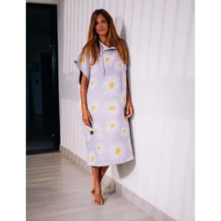 Poncho da bagno All-In Quick Dry Poncho Flower Power